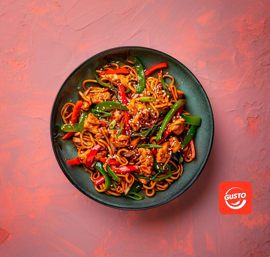 Wok c курицей