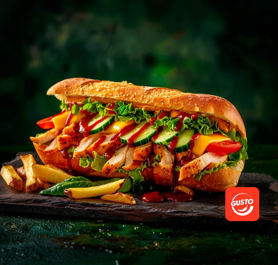 Чиабатта Чикен-барбекю