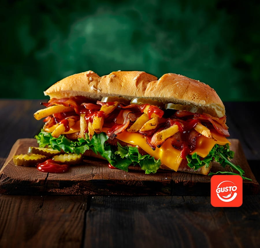 Чиабатта Бекон-барбекю