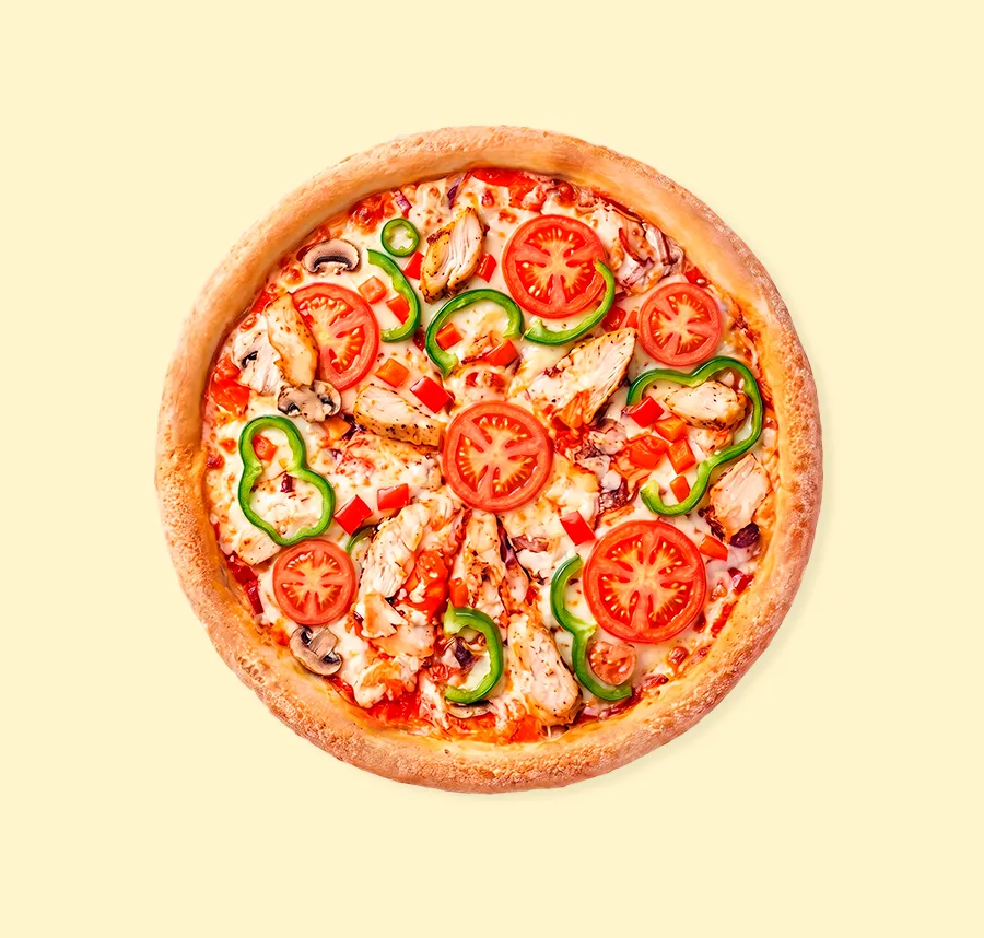 Куриная пицца 46 см.